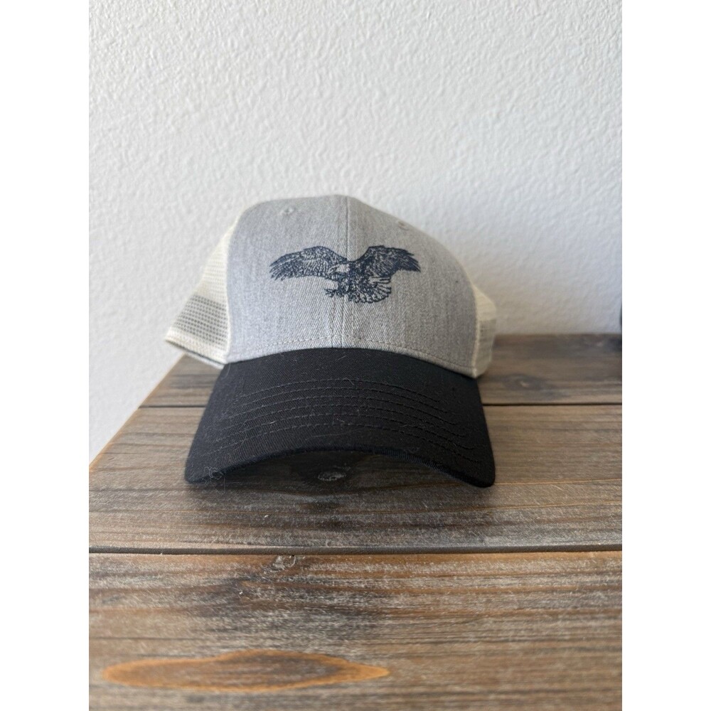 The North Face Mudder Trucker Hat Soaring Eagle Gorpcore Snapback Cap Grey